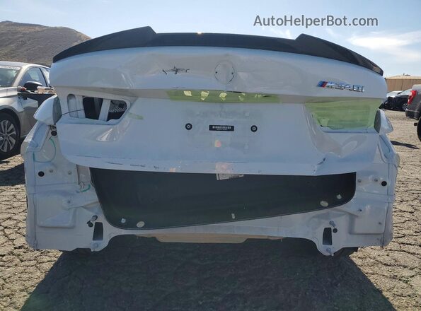 3MW49FS07P8C98017 2023 BMW M3 White Հետևի տեսք