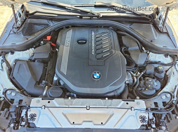 3MW53CM08N8C38780 2022 BMW M2 White Vista interior trasera