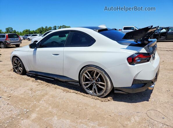 3MW53CM08N8C38780 2022 BMW M2 White Trasero izquierdo