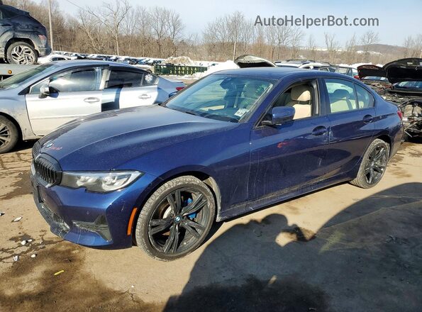 3MW5R7J04L8B13279 2020 BMW OTHER Синий Передняя левая четверть