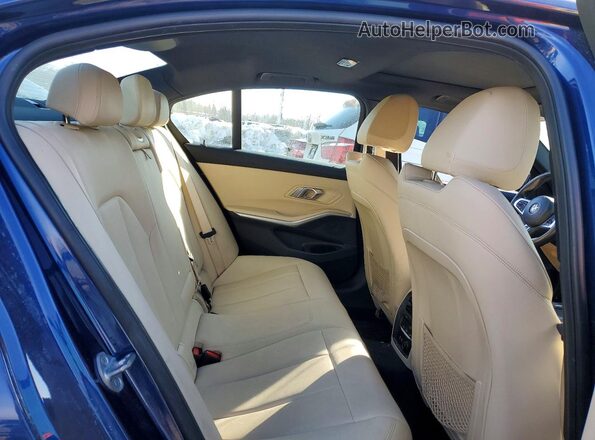 3MW5R7J04L8B13279 2020 BMW OTHER Синий Вид задних сидений