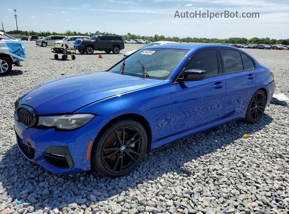 3MW5R7J07N8C59372 2022 BMW OTHER Blue წინა მარცხენა ხედი სამი მეოთხედიდან