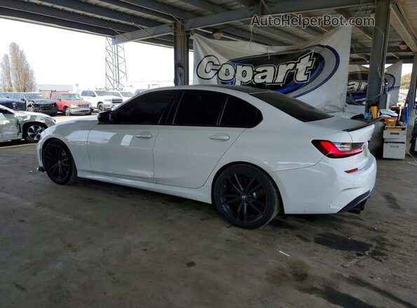 3MW5U7J00N8C54948 2022 BMW M3 Белый Задняя левая четверть