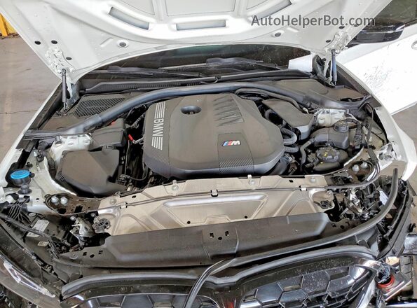3MW69FT08S8F83647 2025 BMW M3 White უკანა სალონის ხედი