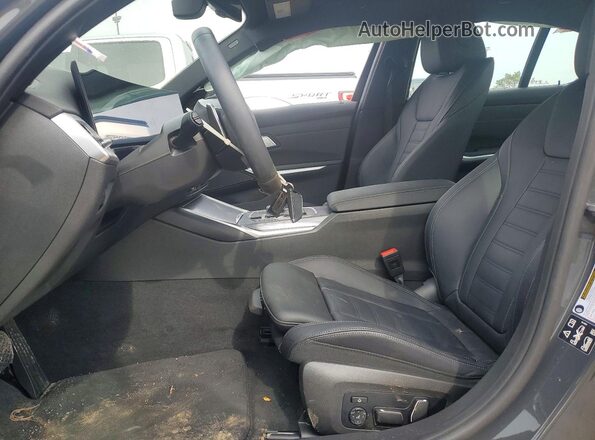 3MW89CW02S8F63493 2025 BMW OTHER Gray Widok wnętrza z przodu