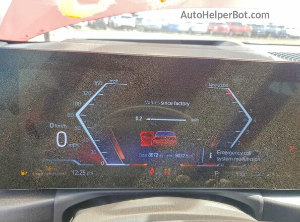 3MW89FF02R8E20121 2024 BMW OTHER Красный Вид щитка приборов