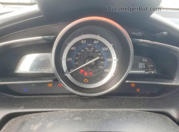3MYDLBYV1HY174747 2017 TOYOTA YARIS Gray Widok zestawu wskaźników