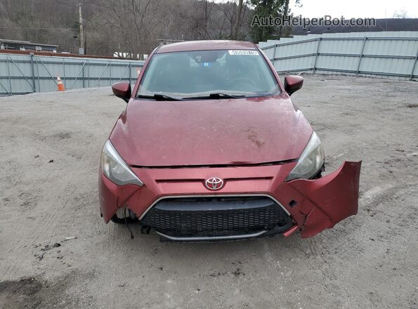 3MYDLBYV1KY503521 2019 TOYOTA YARIS Red Սալոնի 360 աստիճան տեսք