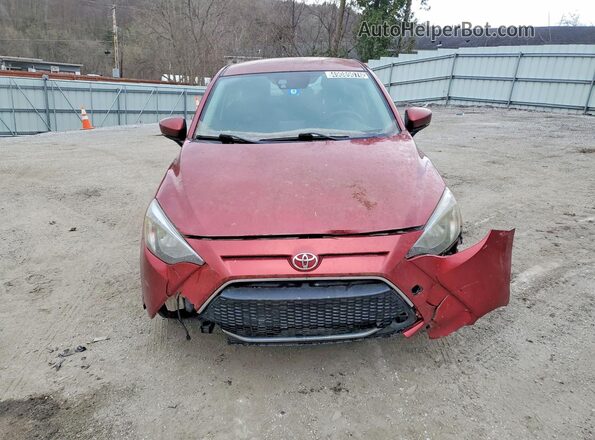 3MYDLBYV1KY503521 2019 TOYOTA YARIS Red Դիմացի տեսք