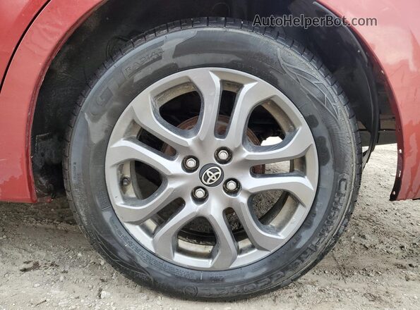 3MYDLBYV1KY503521 2019 TOYOTA YARIS Red 