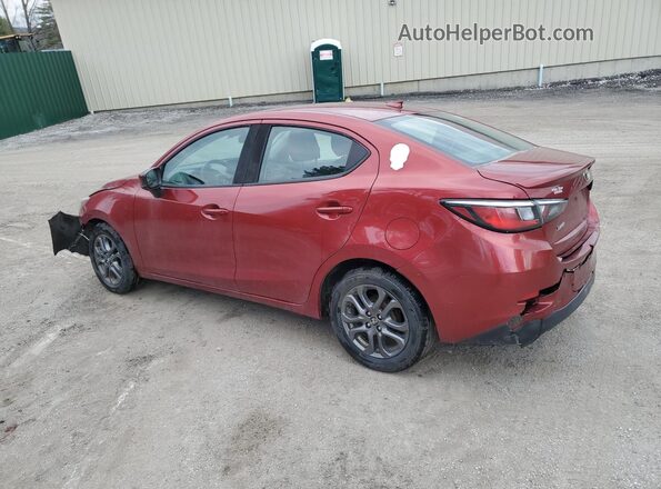 3MYDLBYV1KY503521 2019 TOYOTA YARIS Red 