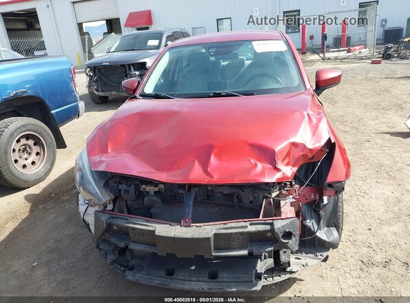 3MYDLBYV1KY521887 2019 TOYOTA YARIS Красный Вид задней части салона