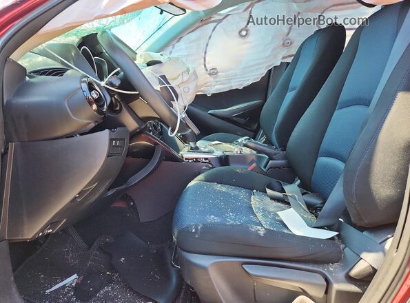 3MYDLBYV2JY317419 2018 TOYOTA YARIS Orange Вид салону спереду