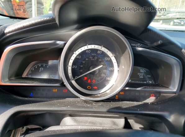 3MYDLBYV2JY319624 2018 TOYOTA YARIS Charcoal Вид щитка приладів