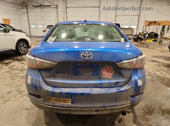 3MYDLBYV2KY516388 2019 TOYOTA YARIS Синий Вид сзади