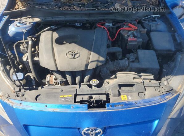 3MYDLBYV3HY191680 2017 TOYOTA YARIS Синий Вид задней части салона
