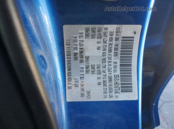 3MYDLBYV3HY191680 2017 TOYOTA YARIS Синий Вид подкапотного пространства