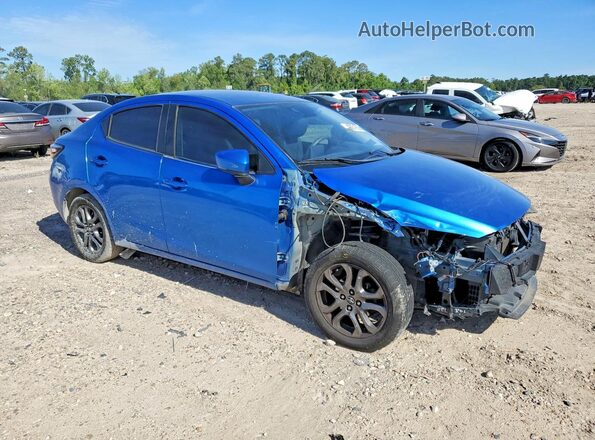 3MYDLBYV3KY507392 2019 TOYOTA LE Синий Передняя правая четверть