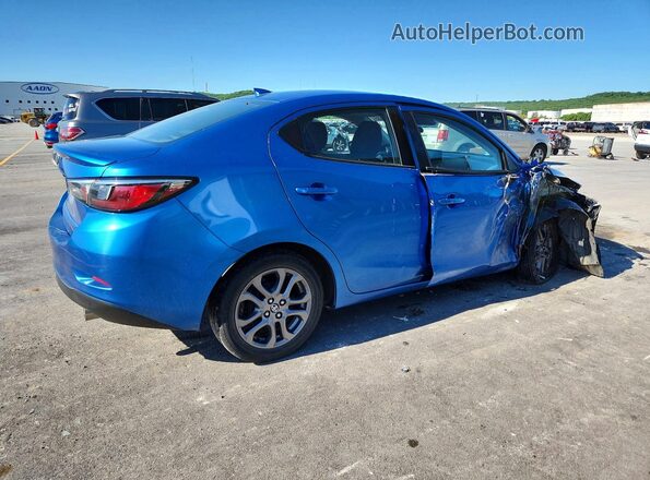 3MYDLBYV3KY518618 2019 TOYOTA YARIS Blue Tył prawy
