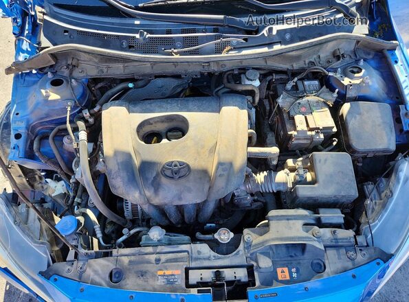 3MYDLBYV3KY518618 2019 TOYOTA YARIS Blue Widok wnętrza z tyłu