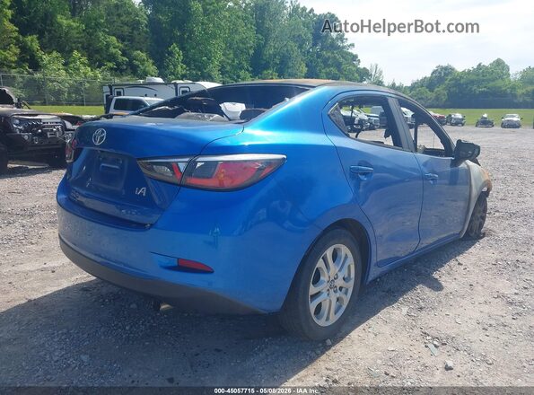 3MYDLBYV4HY147025 2017 TOYOTA YARIS IA Blue Rear right
