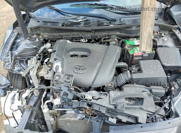 3MYDLBYV4HY174242 2017 TOYOTA YARIS Gray Rear interior view