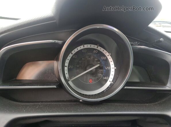 3MYDLBYV4HY174242 2017 TOYOTA YARIS Gray Instrument cluster view