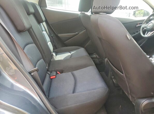 3MYDLBYV4HY174242 2017 TOYOTA YARIS Gray Rear seats view