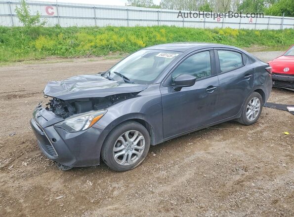 3MYDLBYV4HY174242 2017 TOYOTA YARIS Gray Front left