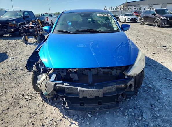 3MYDLBYV4JY331113 2018 TOYOTA YARIS Blue Vista frontal