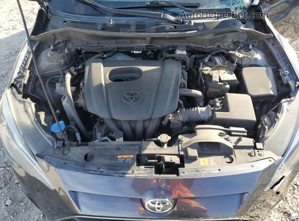 3MYDLBYV5KY505742 2019 TOYOTA YARIS Серый Вид задней части салона