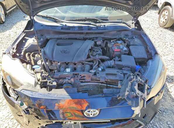 3MYDLBYV6HY191964 2017 TOYOTA YARIS Blue Widok wnętrza z tyłu
