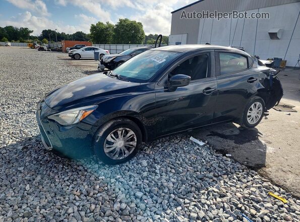 3MYDLBYV6KY503028 2019 TOYOTA YARIS Black Առջևի ձախ երեք քառորդ տեսարան