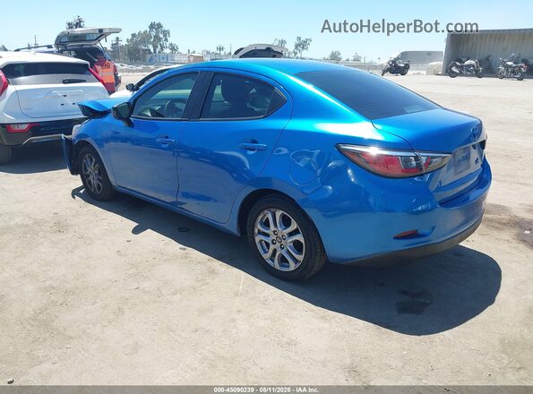 3MYDLBYV7JY311566 2018 TOYOTA YARIS IA Blue Задня ліва чверть