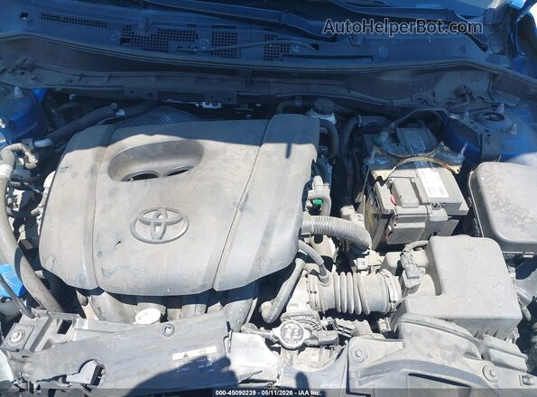 3MYDLBYV7JY311566 2018 TOYOTA YARIS IA Blue Вид ззаду