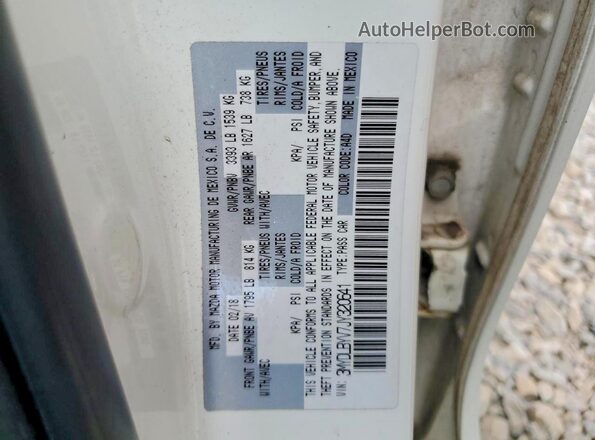 3MYDLBYV7JY320641 2018 TOYOTA YARIS White Вид підкапотного простору