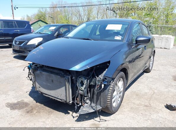 3MYDLBYV9HY166170 2017 TOYOTA YARIS IA Dark Blue 