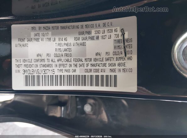 3MYDLBYV9JY307115 2018 TOYOTA YARIS IA Черный Вид подкапотного пространства