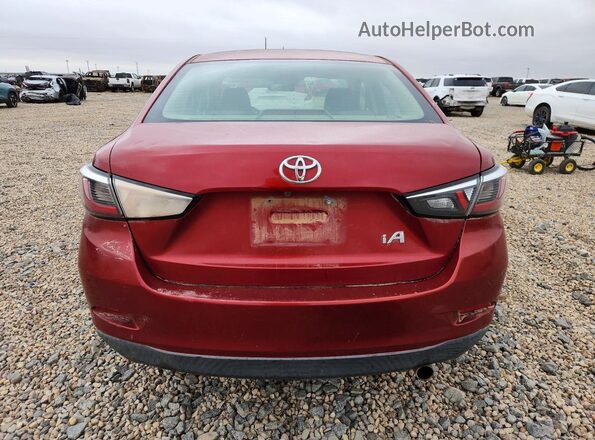 3MYDLBYVXHY149328 2017 TOYOTA YARIS Red Widok z tyłu