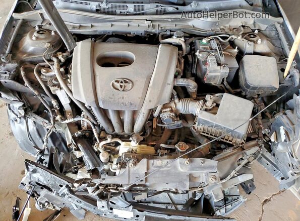 3MYDLBYVXHY174889 2017 TOYOTA YARIS Черный Вид задней части салона