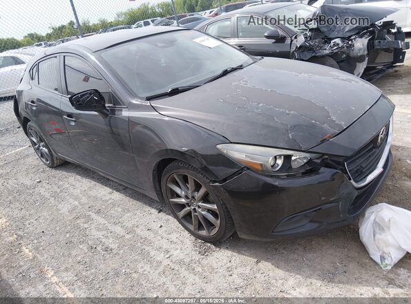 3MZBN1K72JM197906 2018 MAZDA 3 Черный Передняя правая четверть