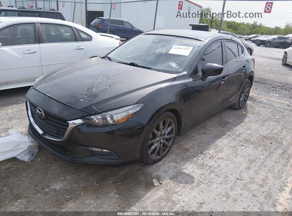 3MZBN1K72JM197906 2018 MAZDA 3 Черный Передняя левая четверть