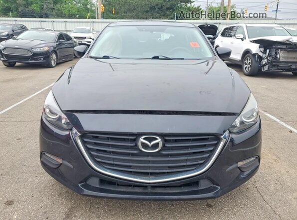 3MZBN1K7XHM153937 2017 MAZDA 3 Черный Вид спереди