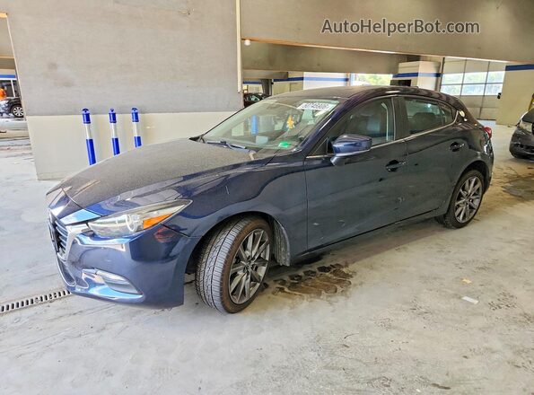 3MZBN1L33JM230780 2018 MAZDA 3 Синий Передняя левая четверть