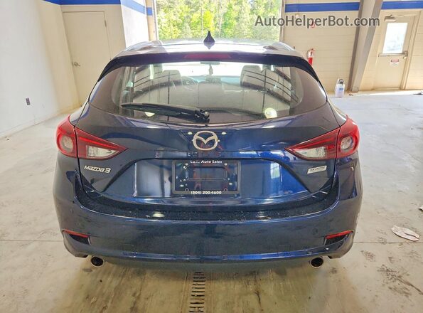 3MZBN1L33JM230780 2018 MAZDA 3 Синий Вид сзади
