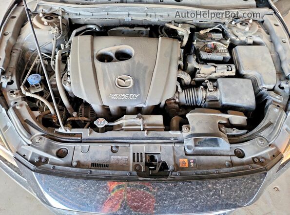 3MZBN1L34JM166944 2018 MAZDA 3 Черный Вид задней части салона