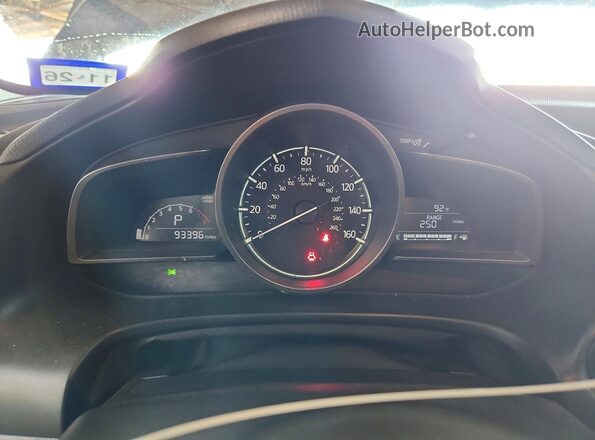 3MZBN1L34JM166944 2018 MAZDA 3 Черный Вид щитка приборов