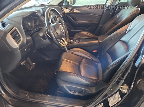 3MZBN1L34JM166944 2018 MAZDA 3 Черный Вид салона спереди