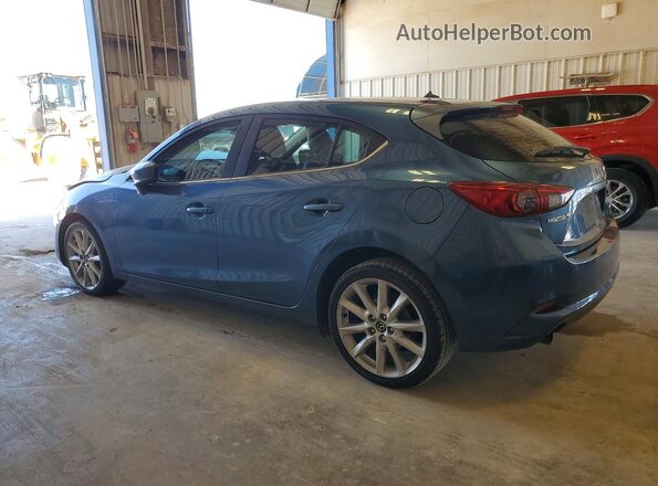3MZBN1L35HM129606 2017 MAZDA 3 Синий Задняя левая четверть