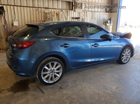 3MZBN1L35HM129606 2017 MAZDA 3 Синий Задняя правая четверть